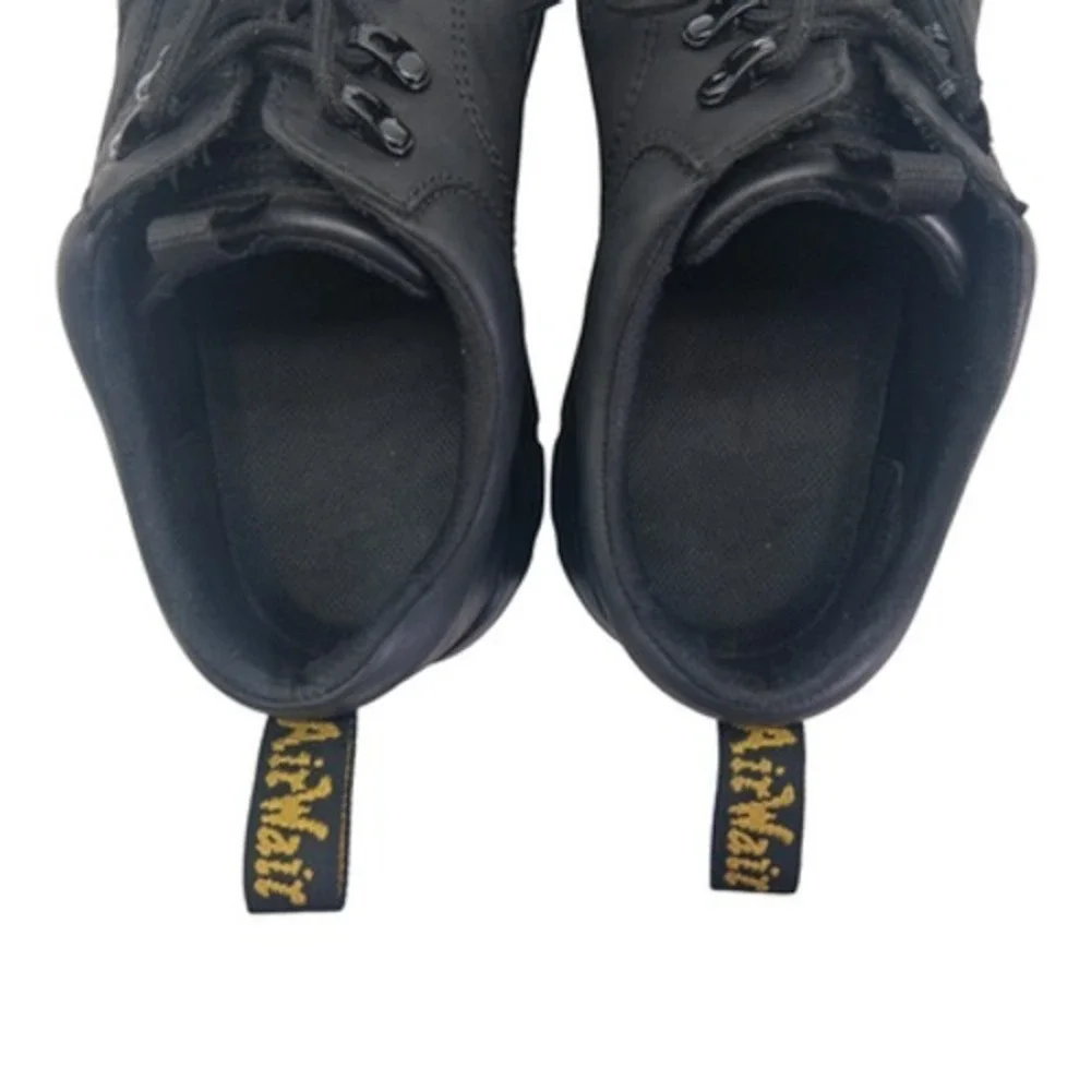Dr Martens Reeder Shoes Mens Size 12 Black Leather Workwear Lace Up Lug Sole_8